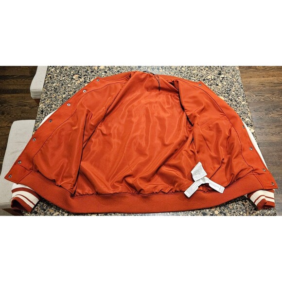 Zara SKIING Men's ALPINE VALLEY Letterman JACKET sz XL varsity (has Stains) - Picture 5 of 9